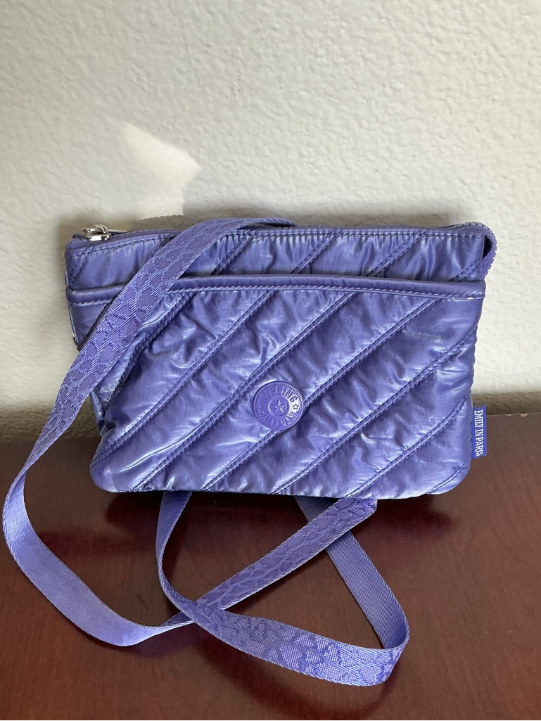 Kipling ‘Emily In Paris’ Riri Lavender Quilted Nylon Crossbody Bag